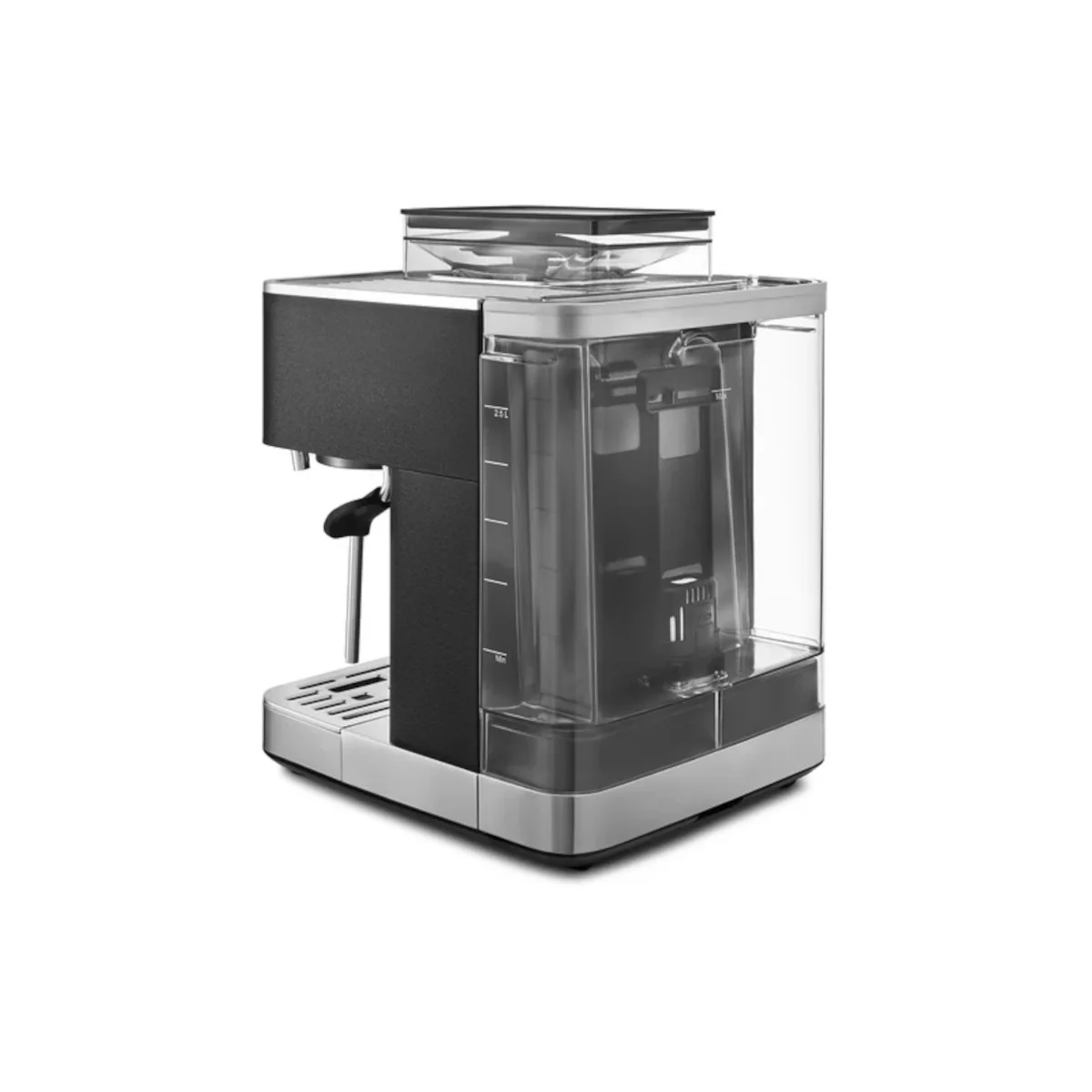 KitchenAid Semi Automatic Espresso Machine with Grinder Black - Image 4