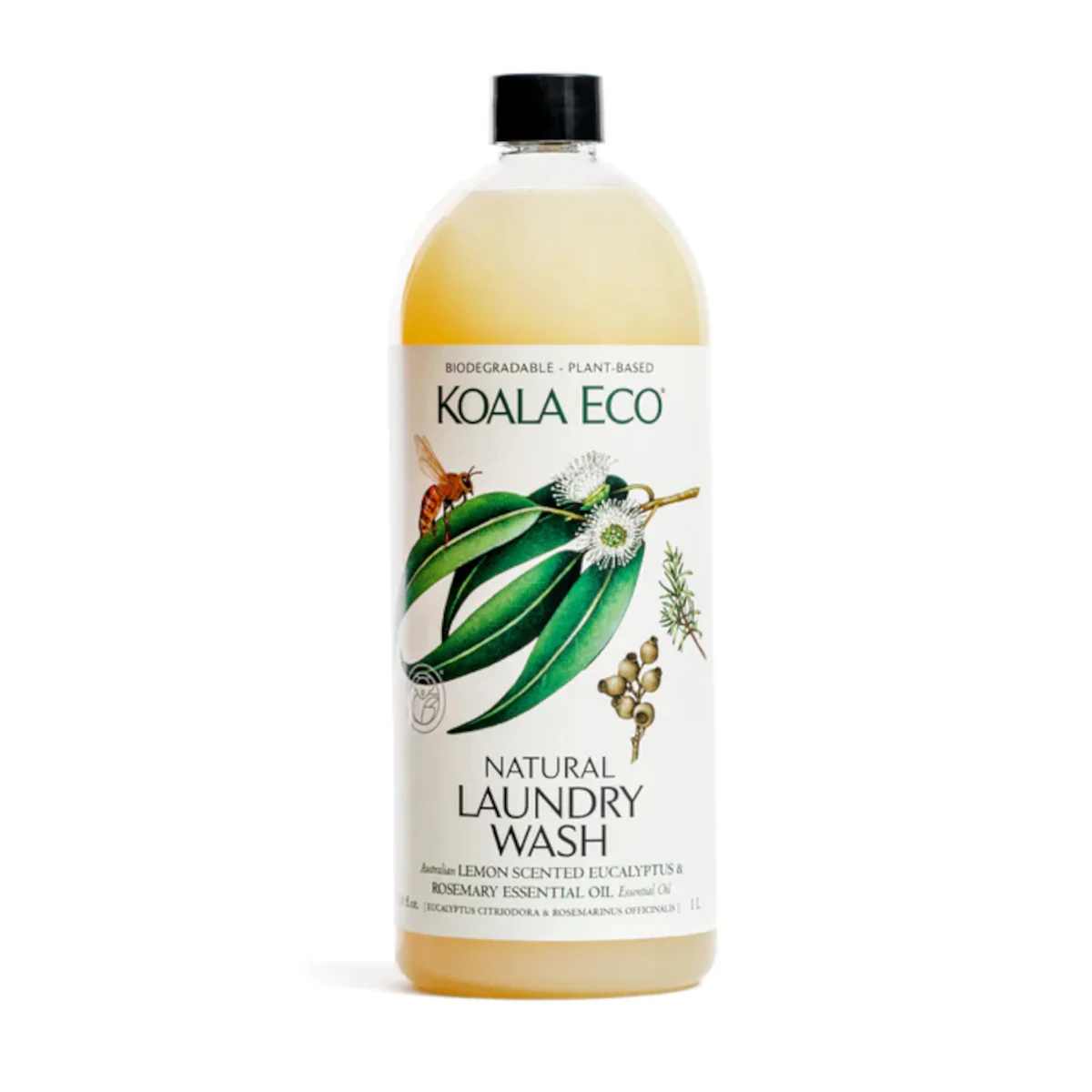 Koala Eco Laundry Wash Lemon Scented Eucalyptus & Rosemary 1L