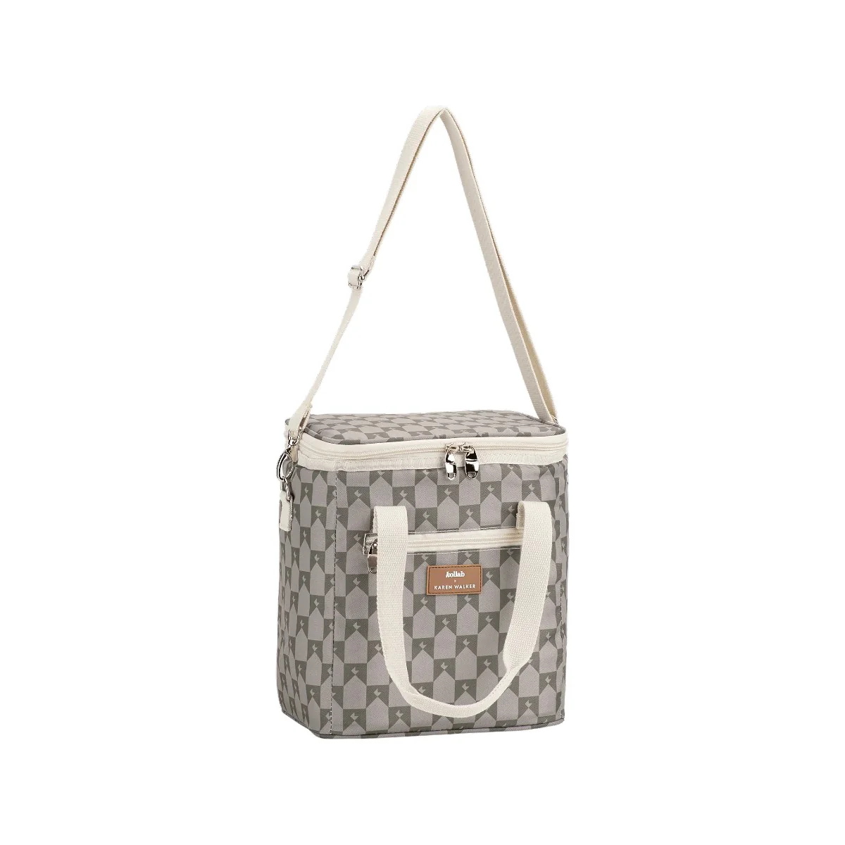 Kollab x Karen Walker Mini Cooler Bag Sage Monogram - Image 4