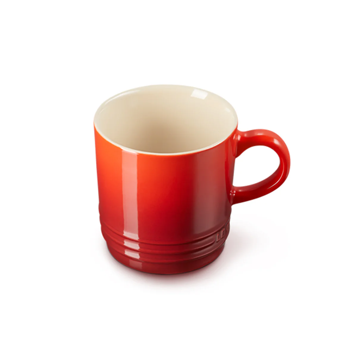 Le Creuset Stoneware Cappuccino Mug Cerise 200ml - Image 2