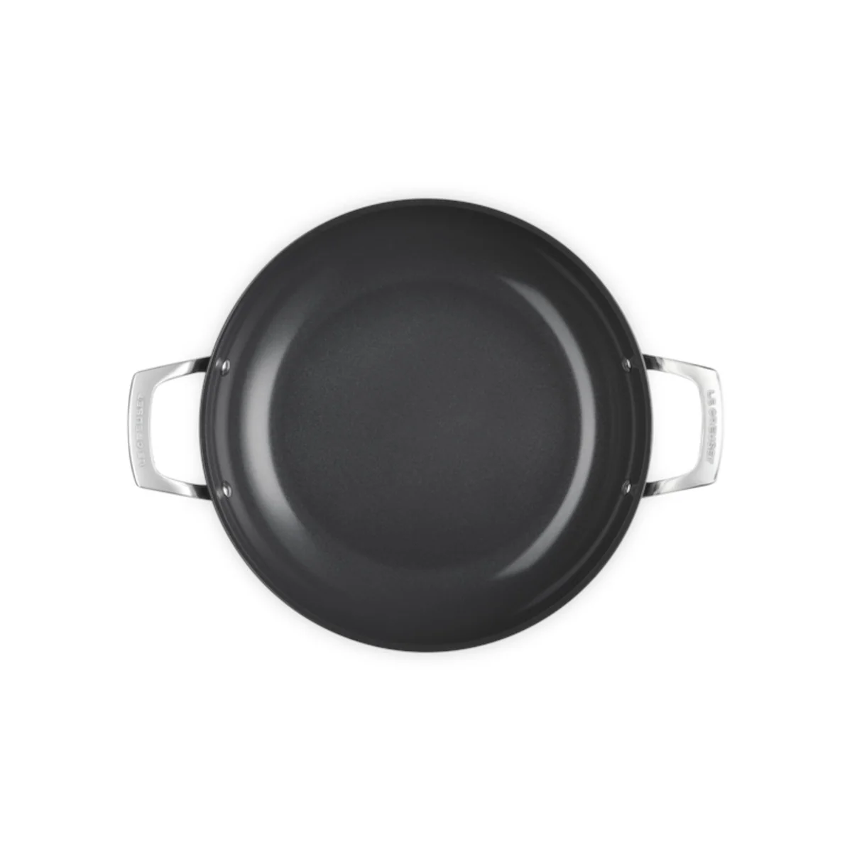 Le Creuset Essential Non-Stick Ceramic Shallow Braiser 30cm - Image 5