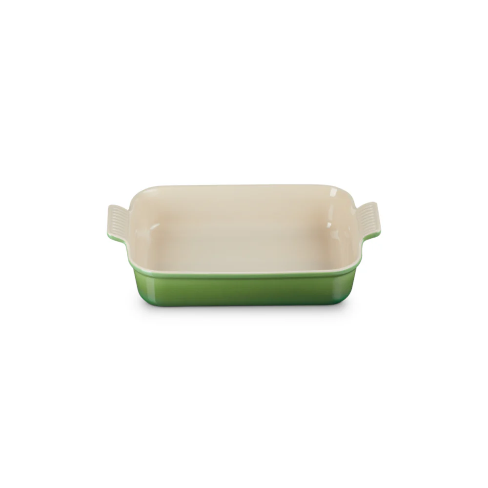 Le Creuset Heritage Rectangular Dish Bamboo Green 26cm - Image 2