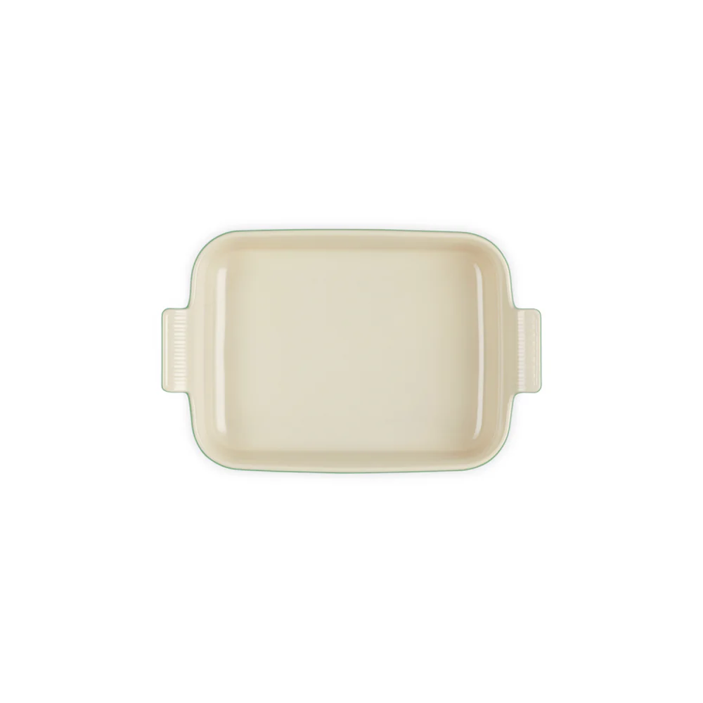 Le Creuset Heritage Rectangular Dish Bamboo Green 26cm - Image 4