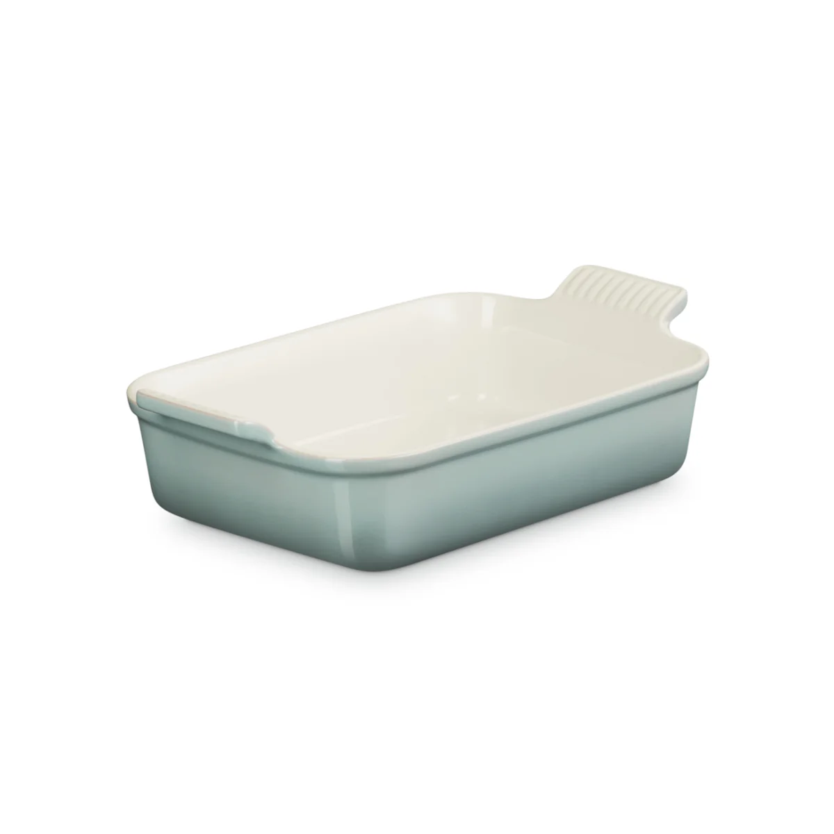 Le Creuset Heritage Rectangular Dish Sea Salt 26cm - Image 5
