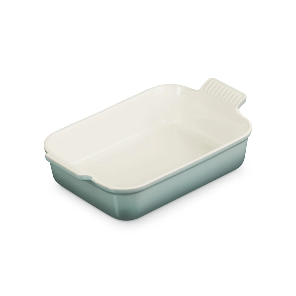 Le Creuset Heritage Rectangular Dish Sea Salt 26cm - Image 6