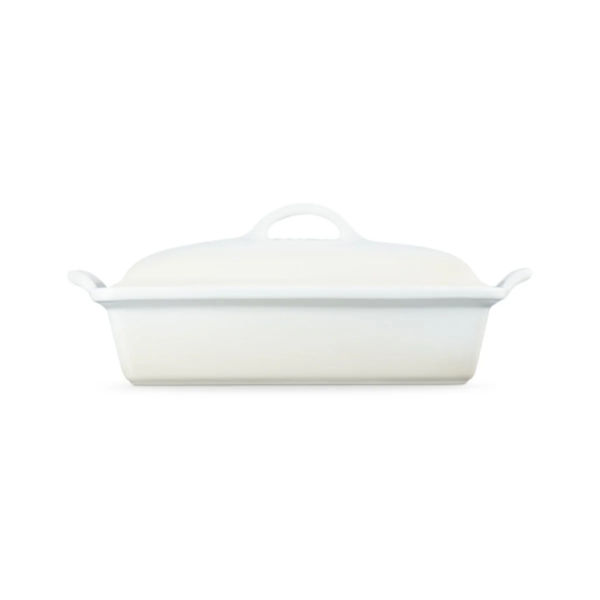Le Creuset Heritage Rectangular Dish with Lid Meringue 33cm - Image 3
