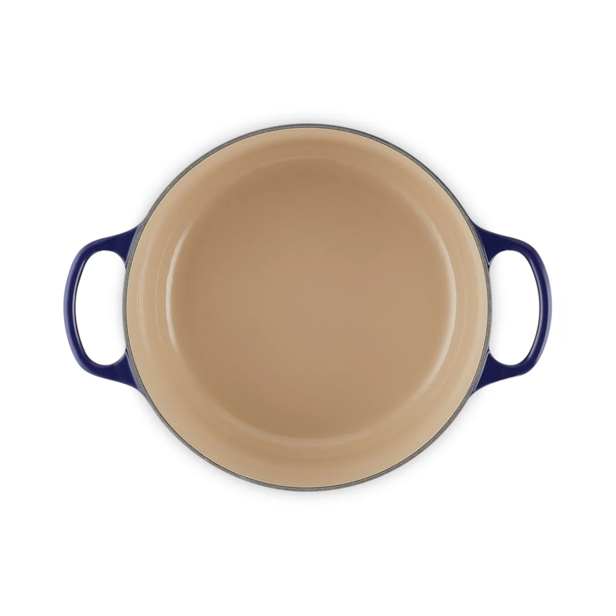 Le Creuset Signature Round Casserole Indigo 24cm - Image 4