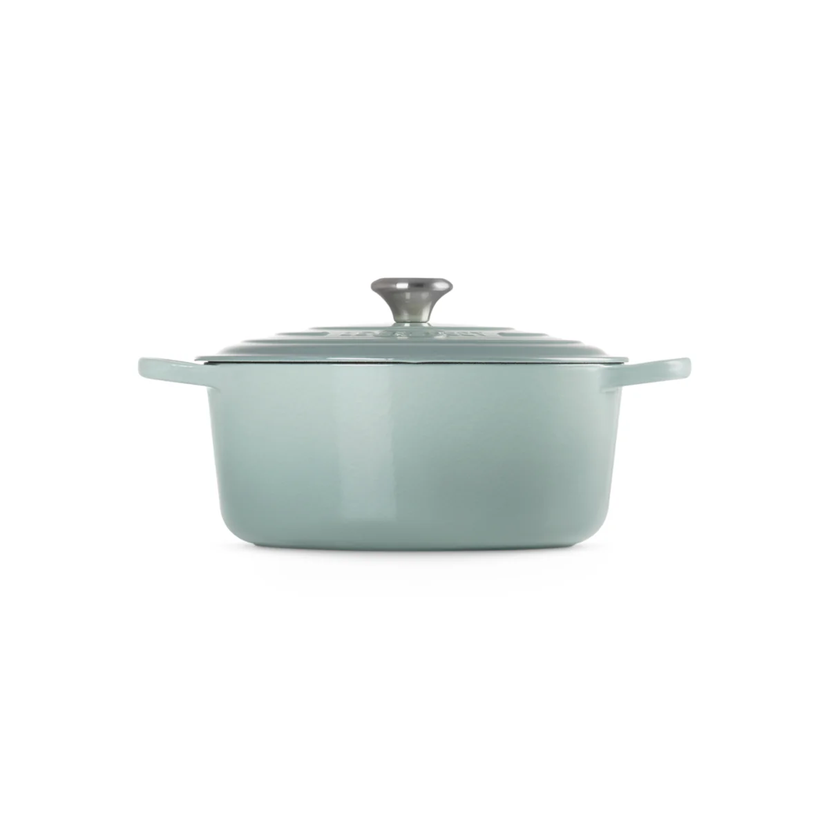 Le Creuset Signature Round Casserole Sea Salt 26cm (5.3L) - Image 3