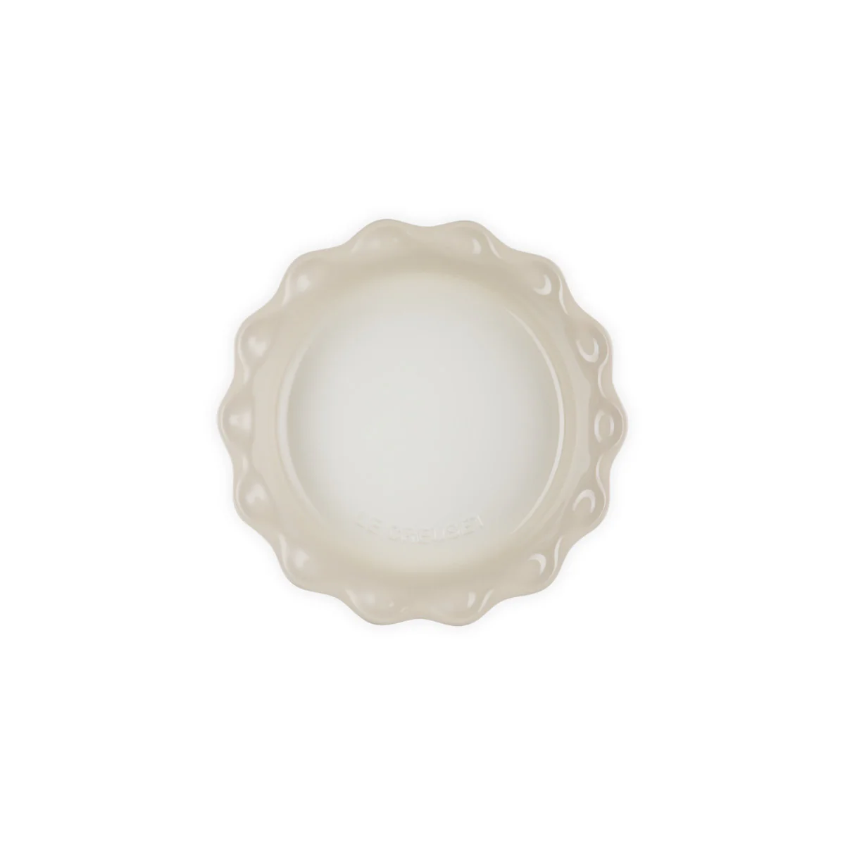 Le Creuset Stoneware Heritage Fluted Pie Dish Meringue 23cm - Image 3