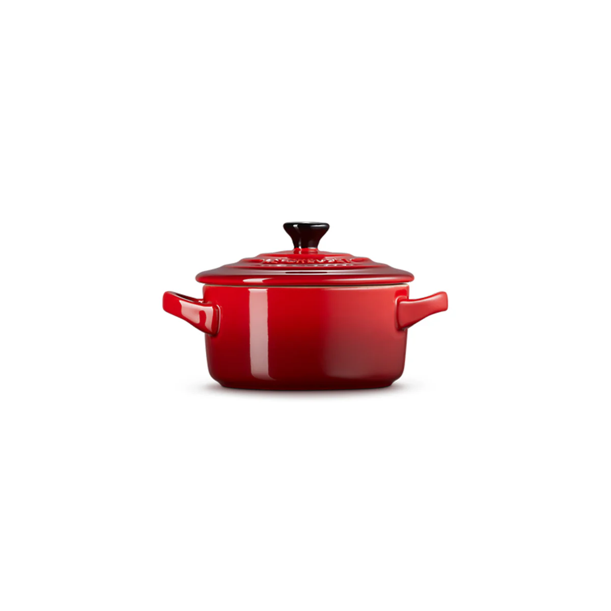 Le Creuset Stoneware Mini Cocotte Cerise 10cm - Image 2
