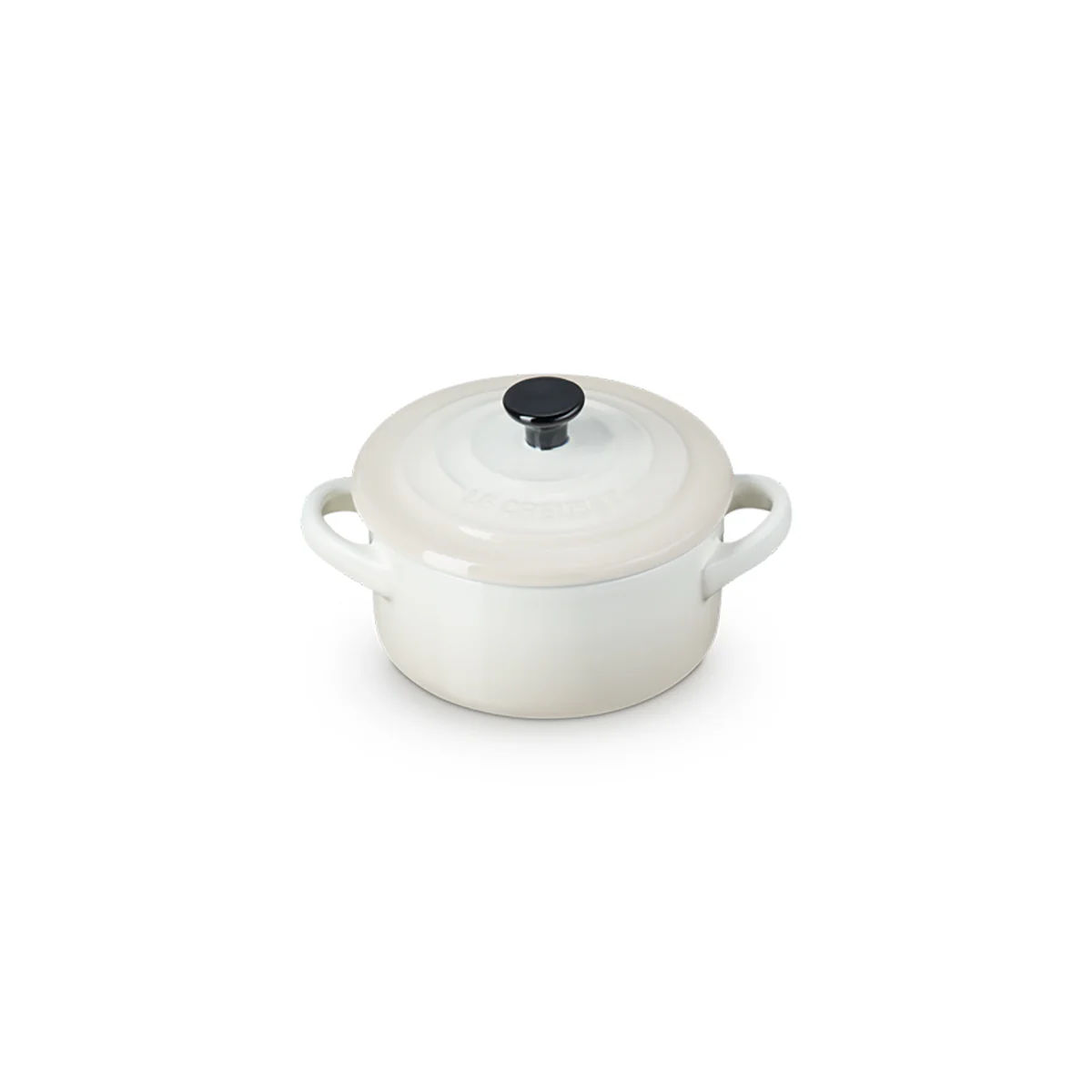 Le Creuset Stoneware Mini Cocotte Meringue 10cm - Image 2