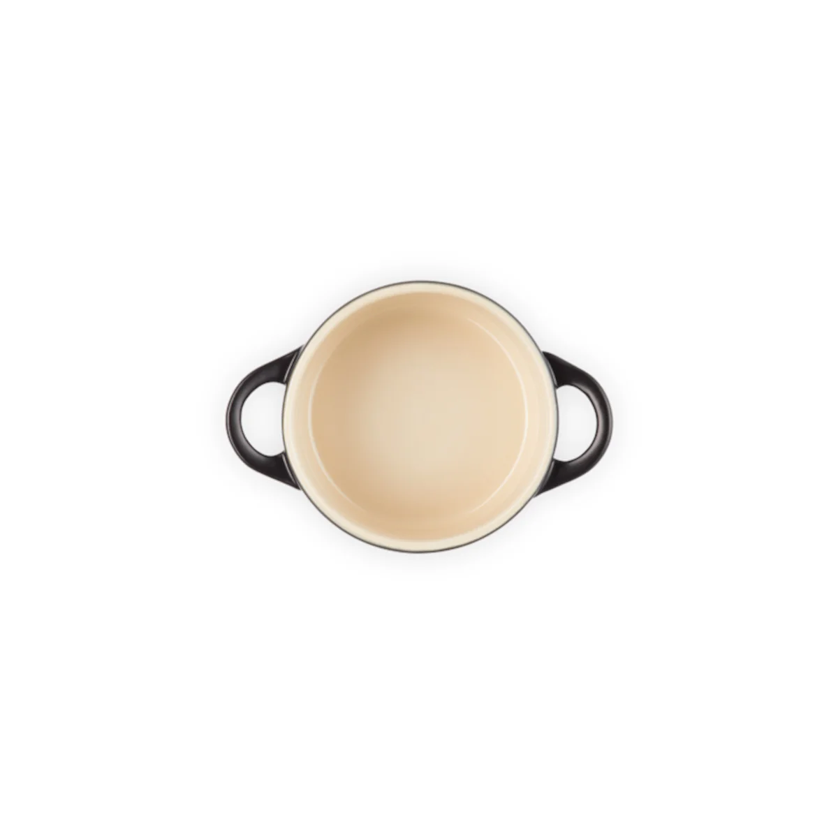 Le Creuset Stoneware Mini Cocotte Satin Black 10cm - Image 5