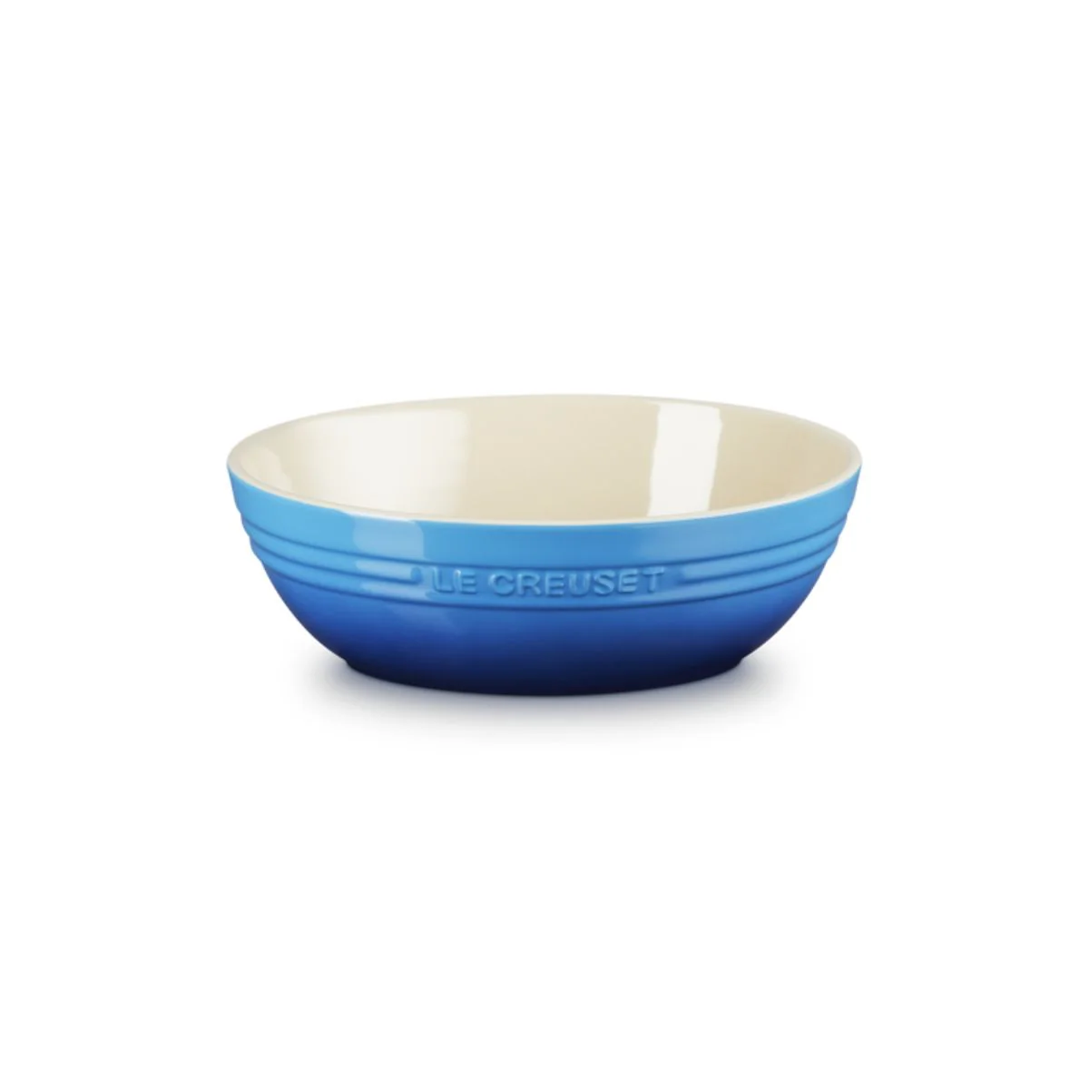 Le Creuset Stoneware Oval Serving Bowl Azure 29cm