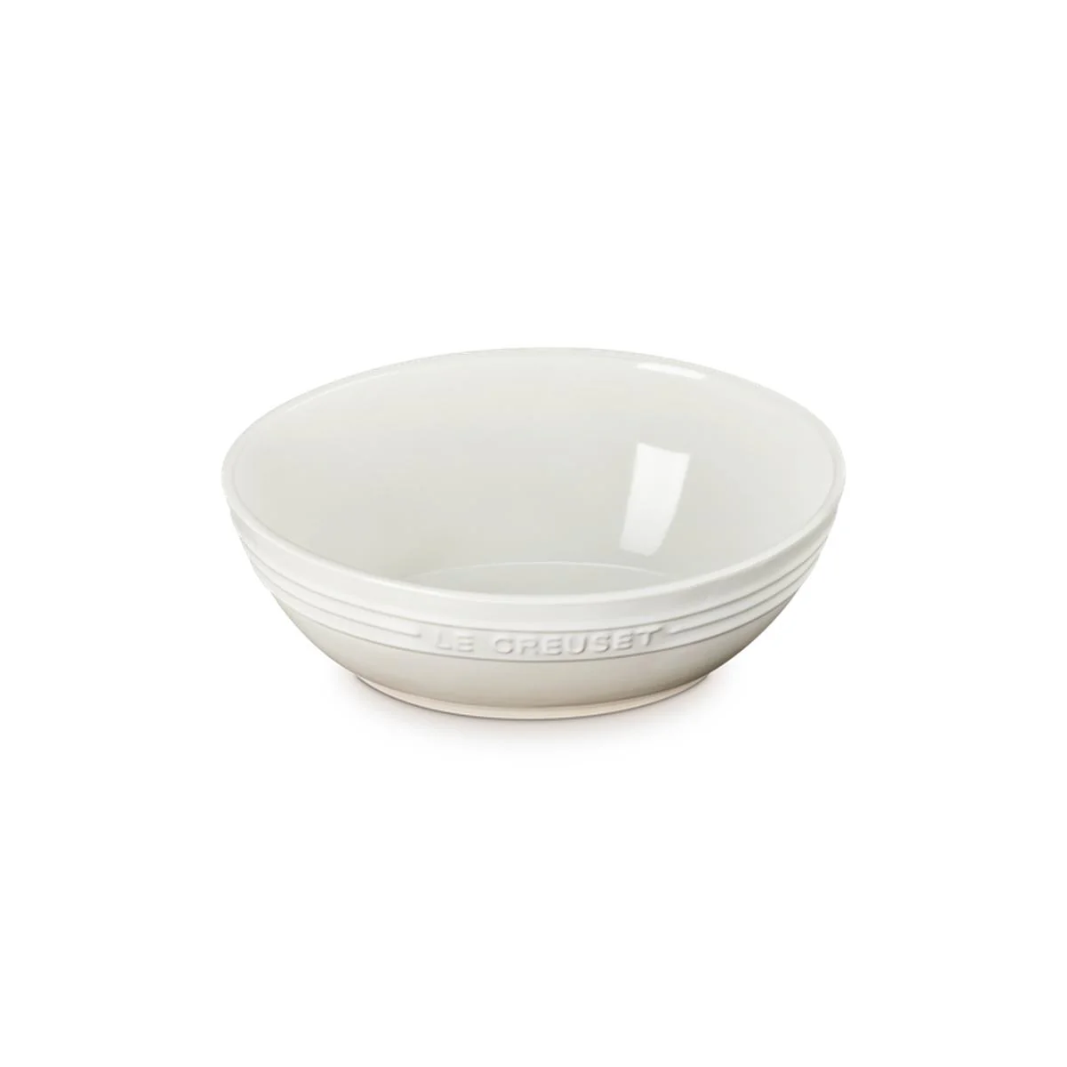 Le Creuset Stoneware Oval Serving Bowl Meringue 29cm