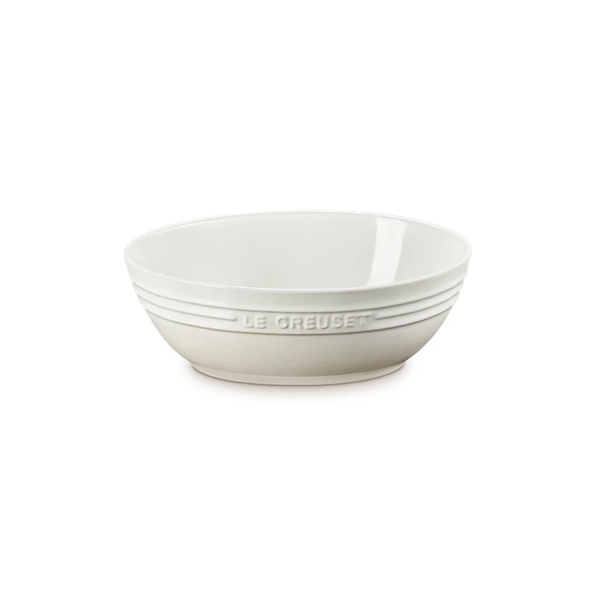Le Creuset Stoneware Oval Serving Bowl Meringue 29cm - Image 4