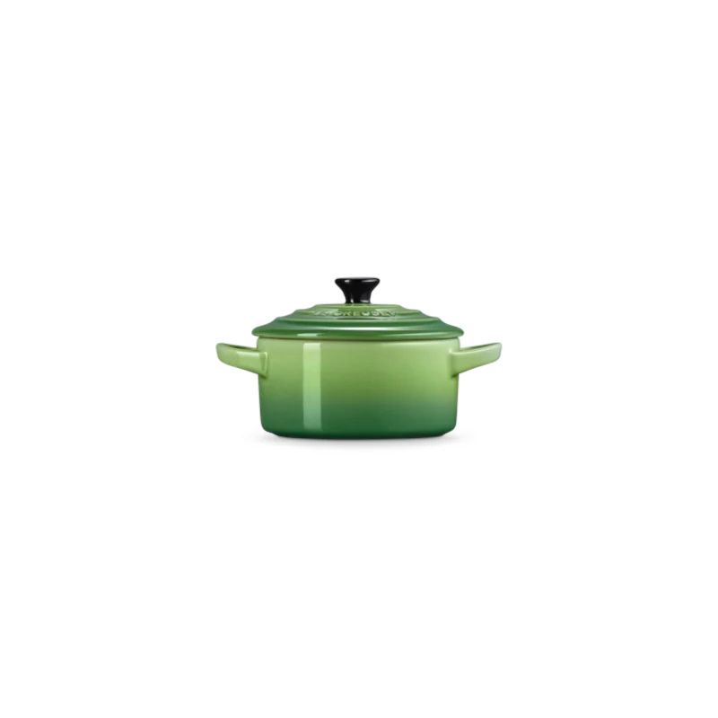 Le Creuset Stoneware Mini Cocotte Bamboo Green 10cm - Image 3