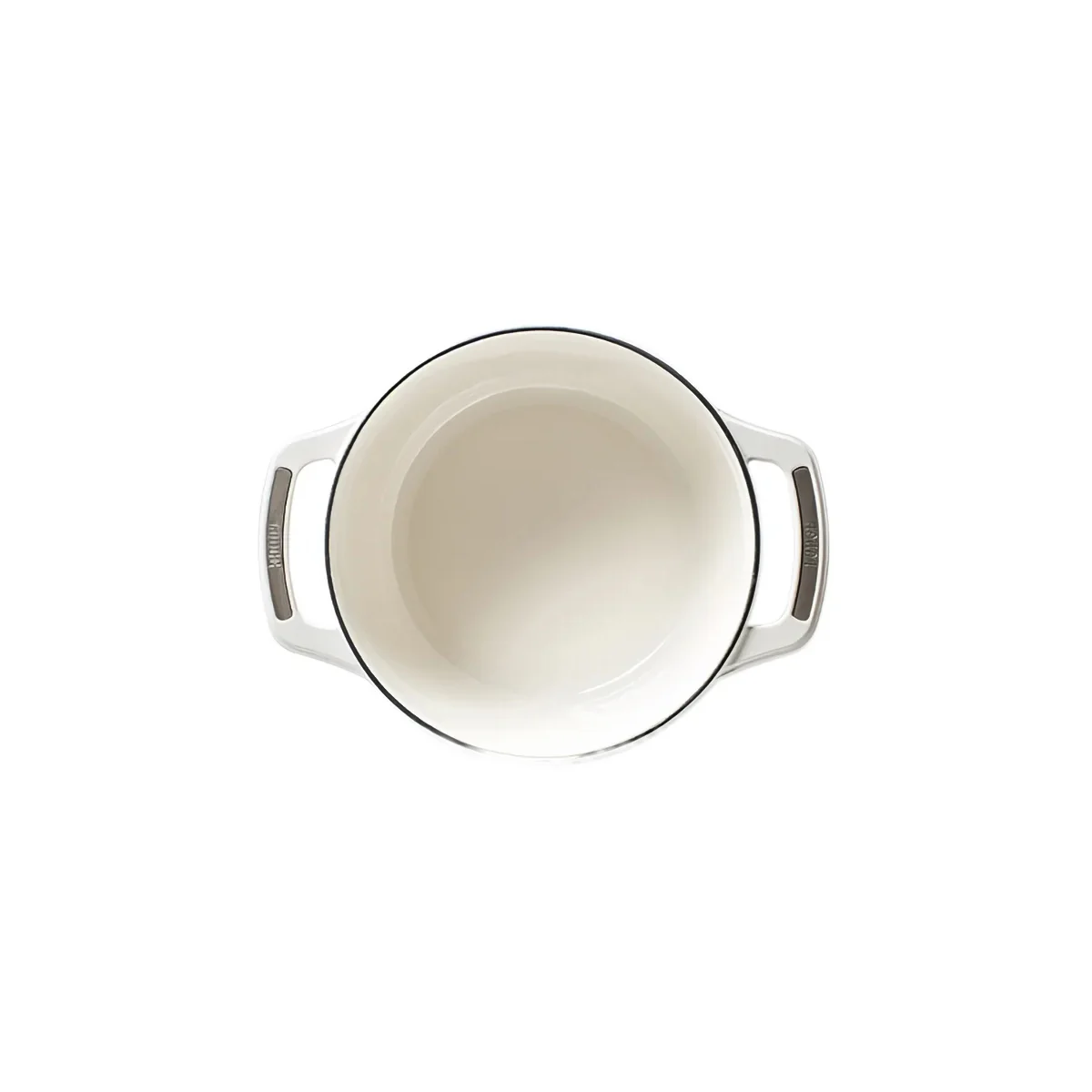 Lodge USA Enamel Round Casserole White 4.25L - Image 4