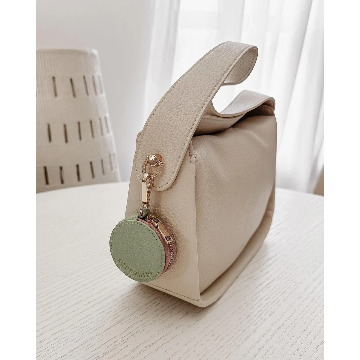 Louenhide Airlie Bag Charm Sage Green - Image 8