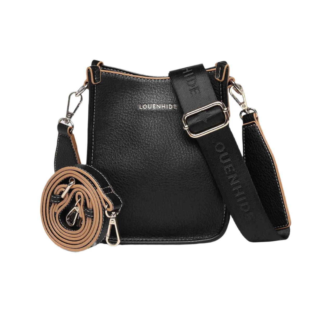 Louenhide Parker Phone Crossbody Bag Black - Image 3