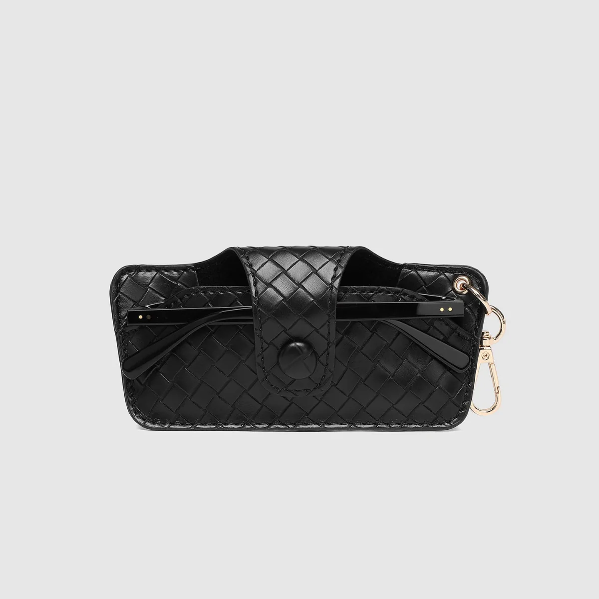 Louenhide Skittle Sunglass Case Woven Black - Image 3