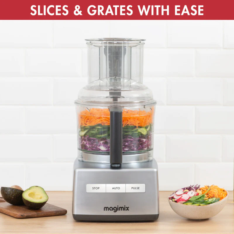Magimix 3200XL Food Processor with Blendermix Chrome - Image 4