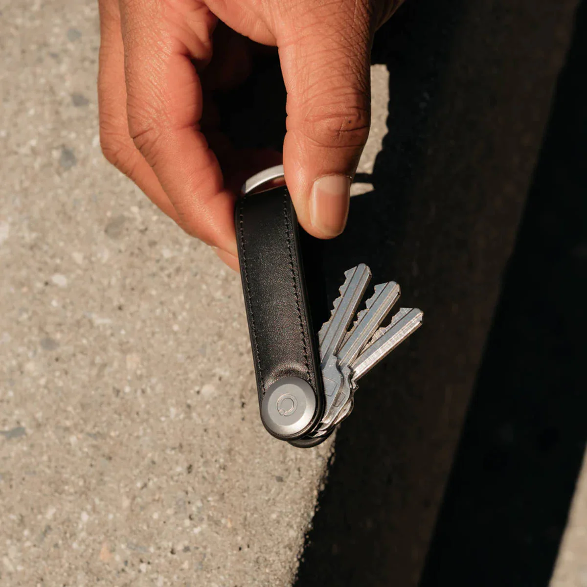 Orbitkey Hybrid Leather Key Organiser Black - Image 5