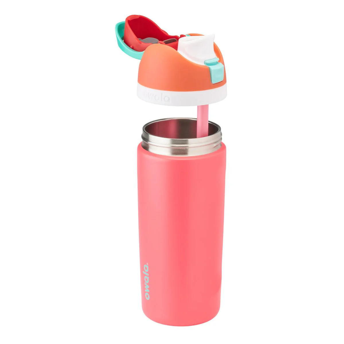 Owala FreeSip Kids Water Bottle Fireball 475ml - Image 4