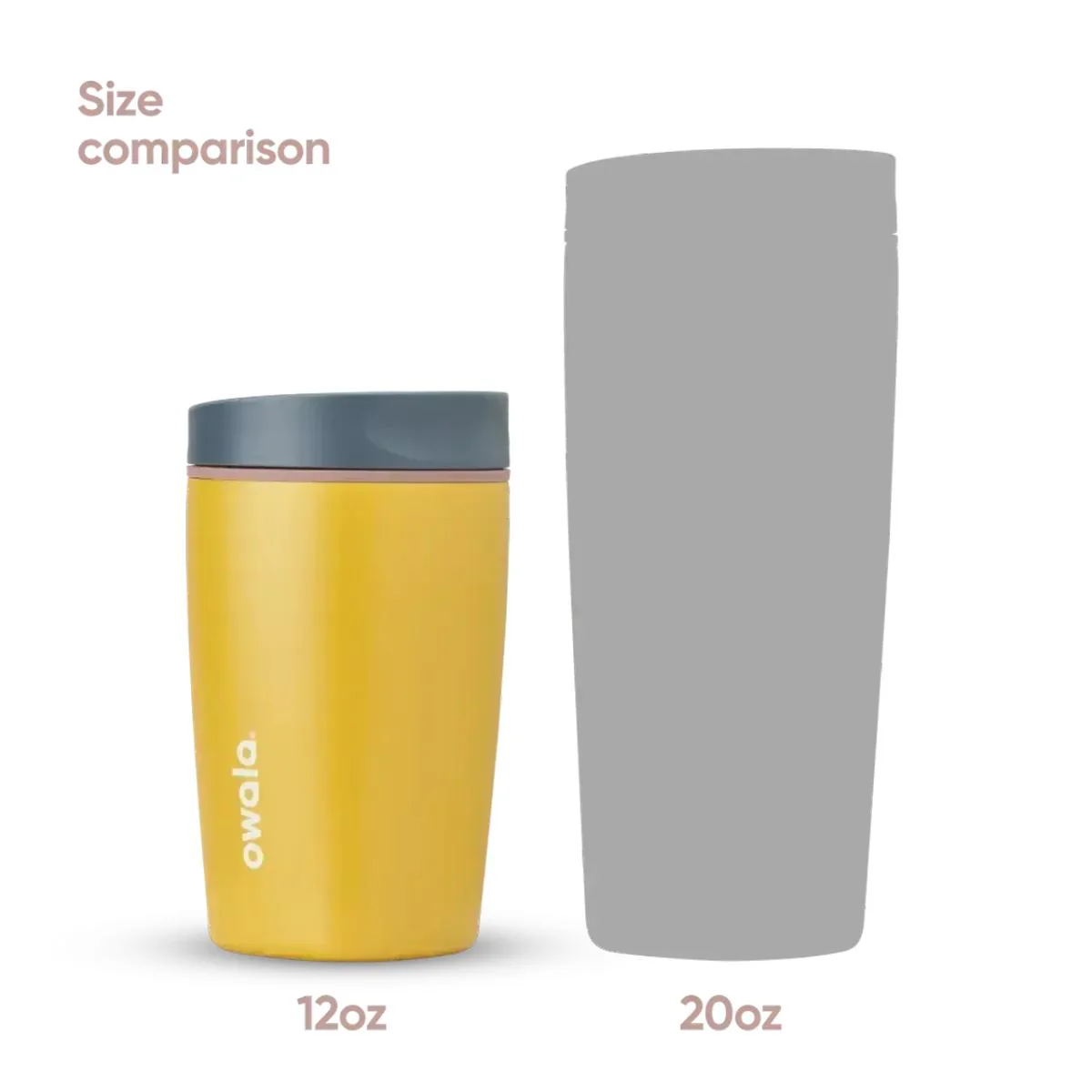 Owala SmoothSip Slider Water Bottle Golden Quest 355ml - Image 4