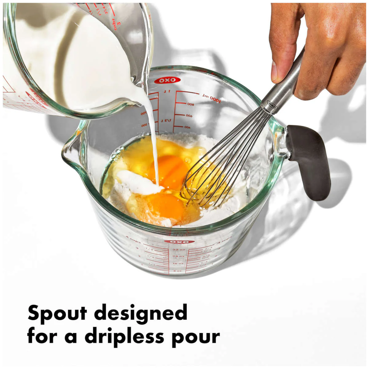 OXO Good Grips Glass Measuring Cup 500ml (2 Cups) - Image 4
