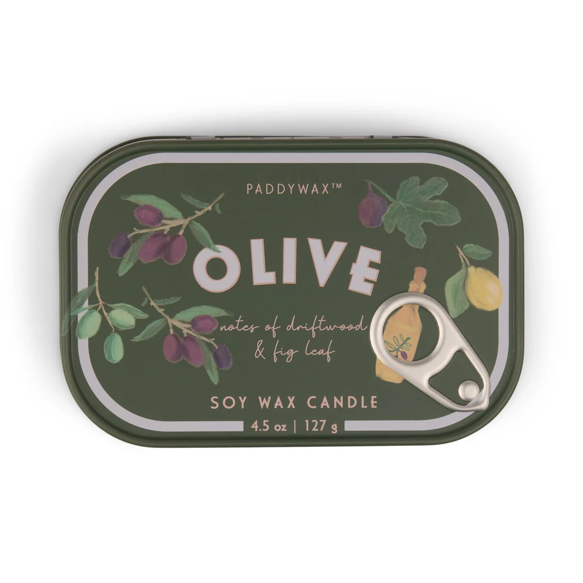 Paddywax Bistro Olive Tin Candle Fig & Olive 127g - Image 3