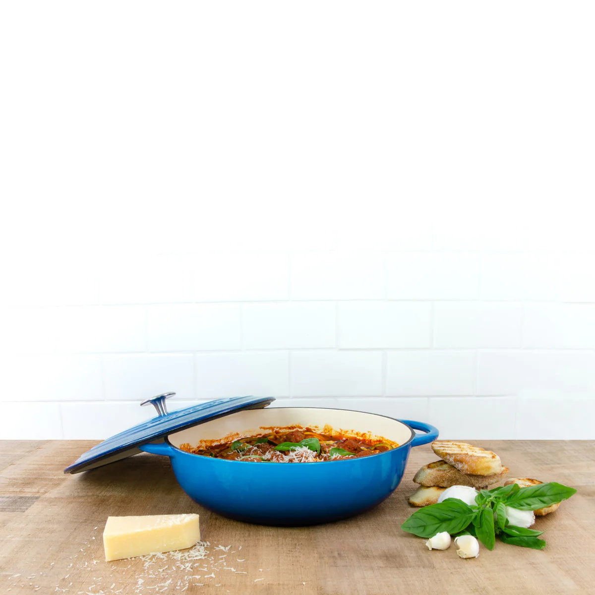 Pyrolux Pyrochef Low Casserole Ocean Blue 28cm (4L) - Image 3