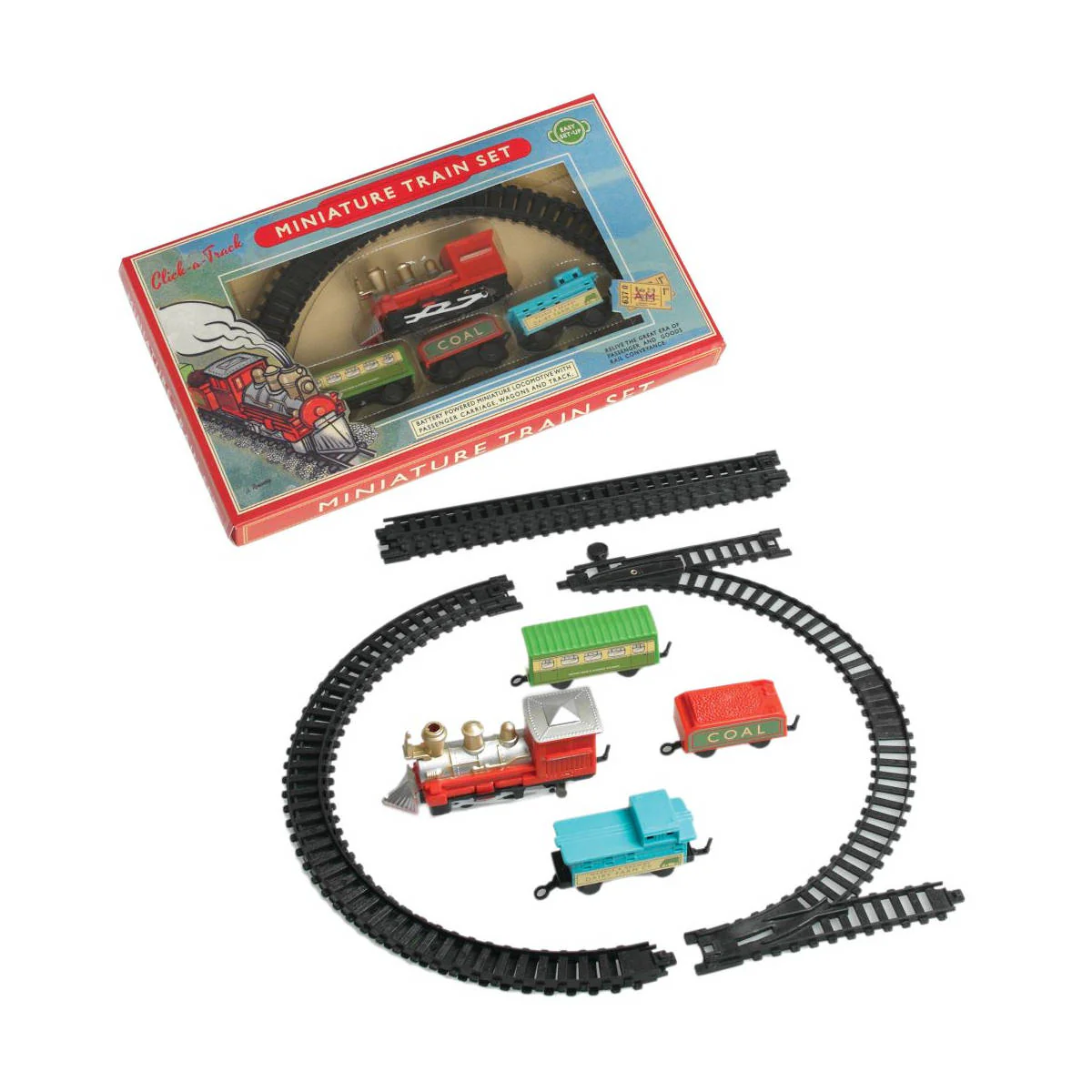 Rex London Traditional Miniature Train Set - Image 4