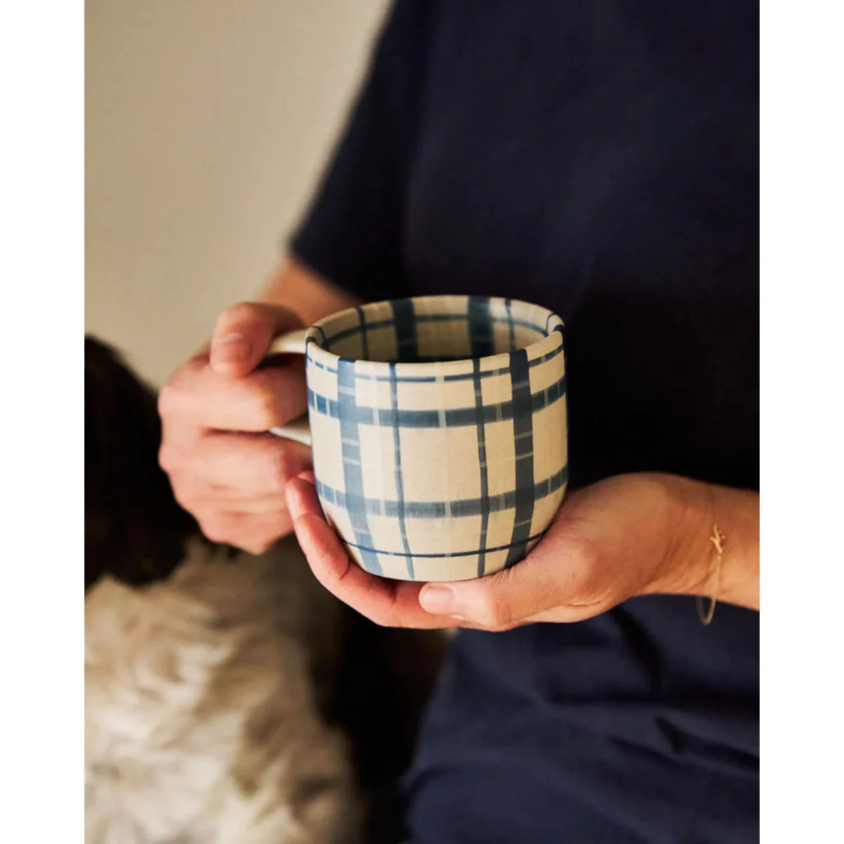 Robert Gordon Cat’s Pyjamas Linear Mug Denim 350ml - Image 2