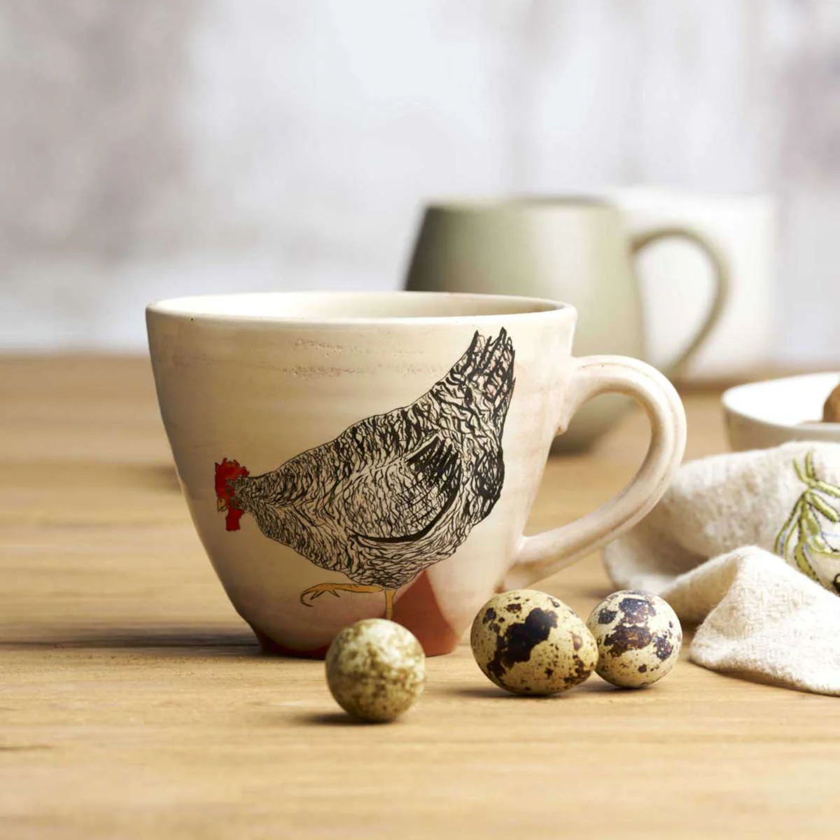 Robert Gordon Emogen Clark Chicken Mabel Mug 530ml - Image 2