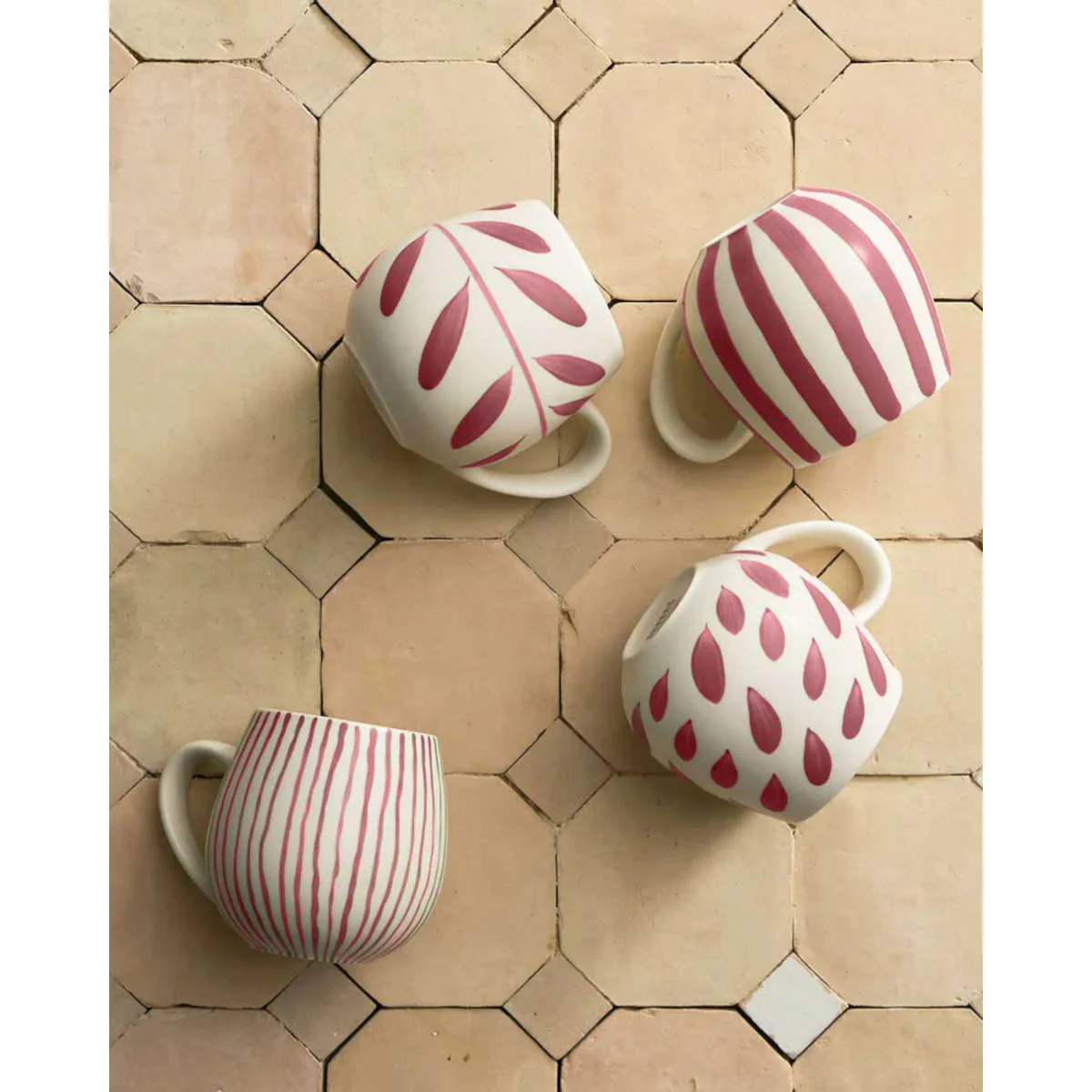 Robert Gordon Hug Me Mugs Rose Brush 400ml (4 Piece) - Image 3