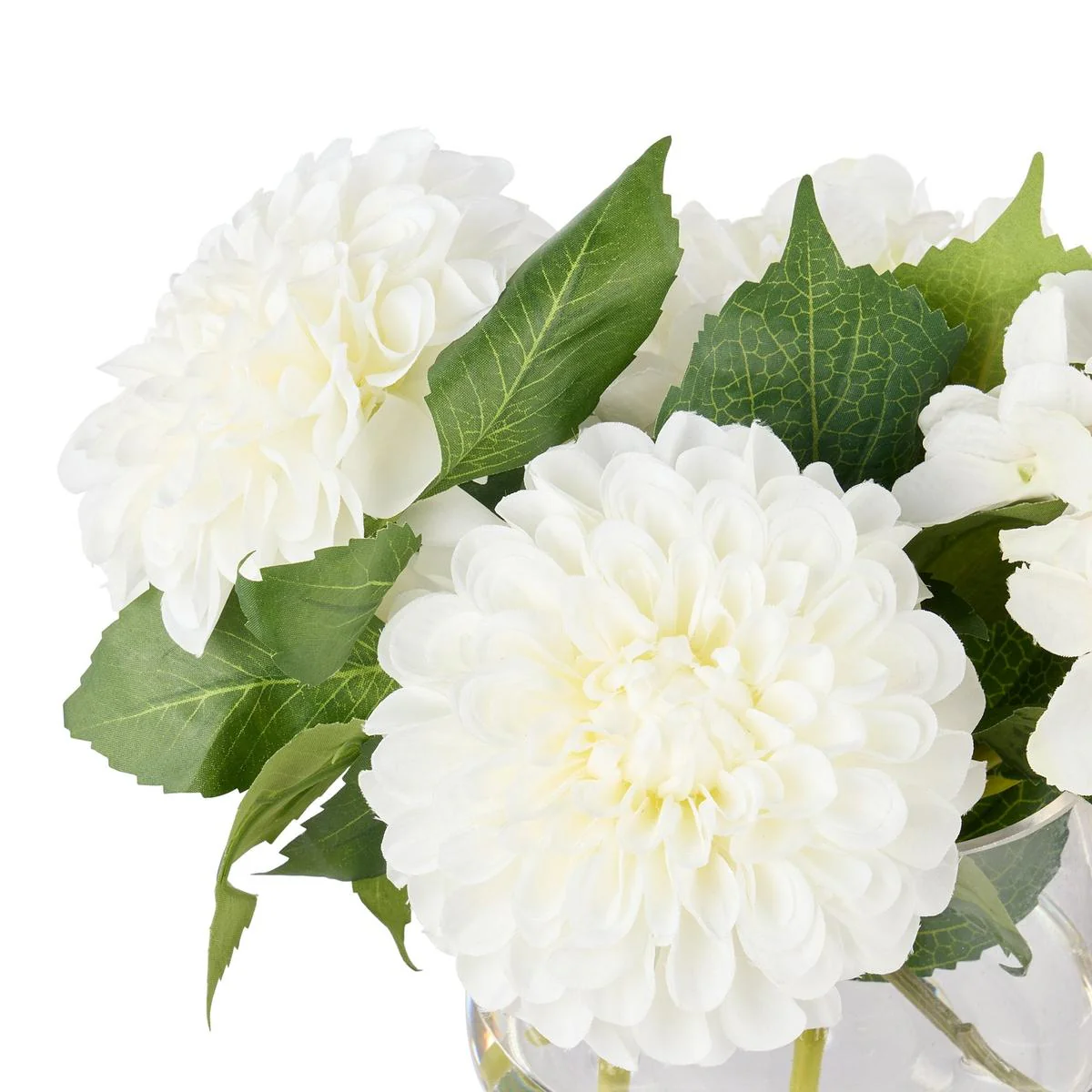 Rogue Chrysanthemum Hydrangea-Classic Bowl White 37x44x26cm - Image 3