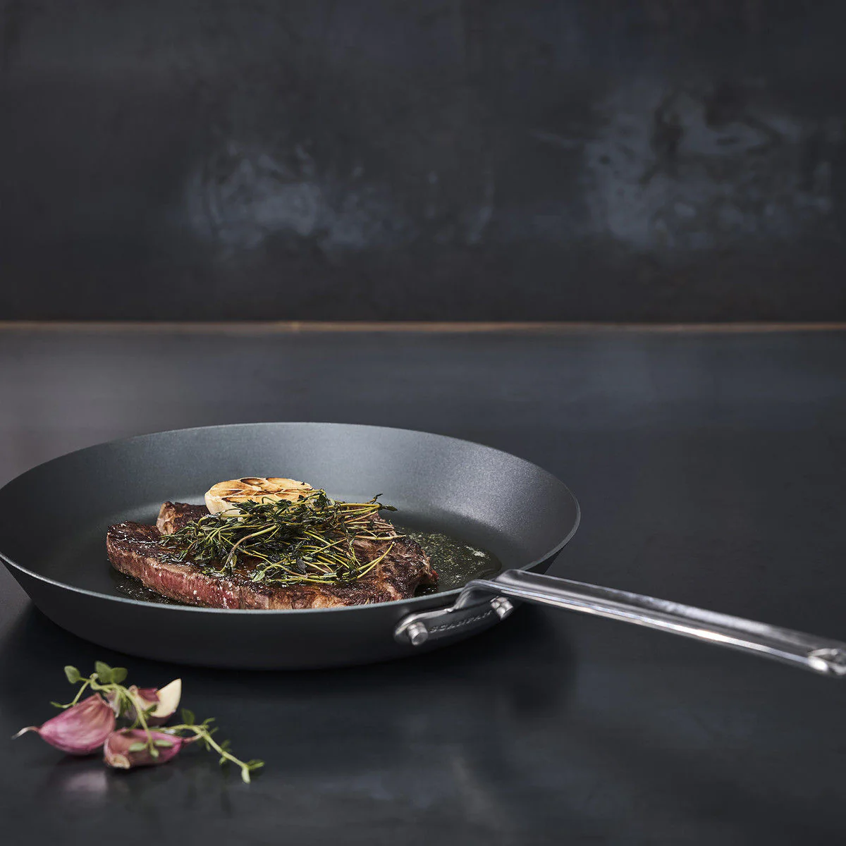 Scanpan Black Iron Carbon Steel Frypan 30cm - Image 3