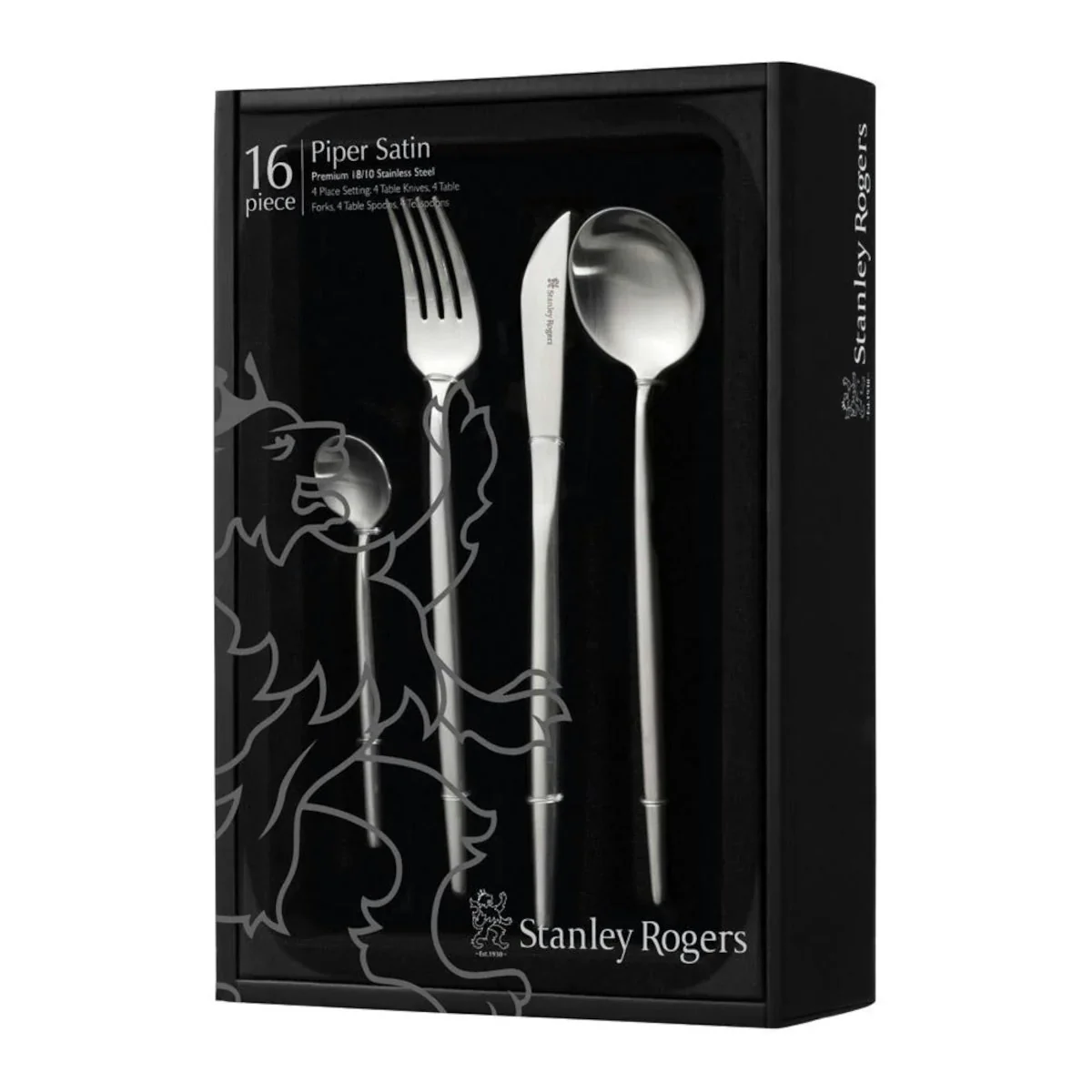 Stanley Rogers Piper Satin 16pc Cutlery Set - Image 4