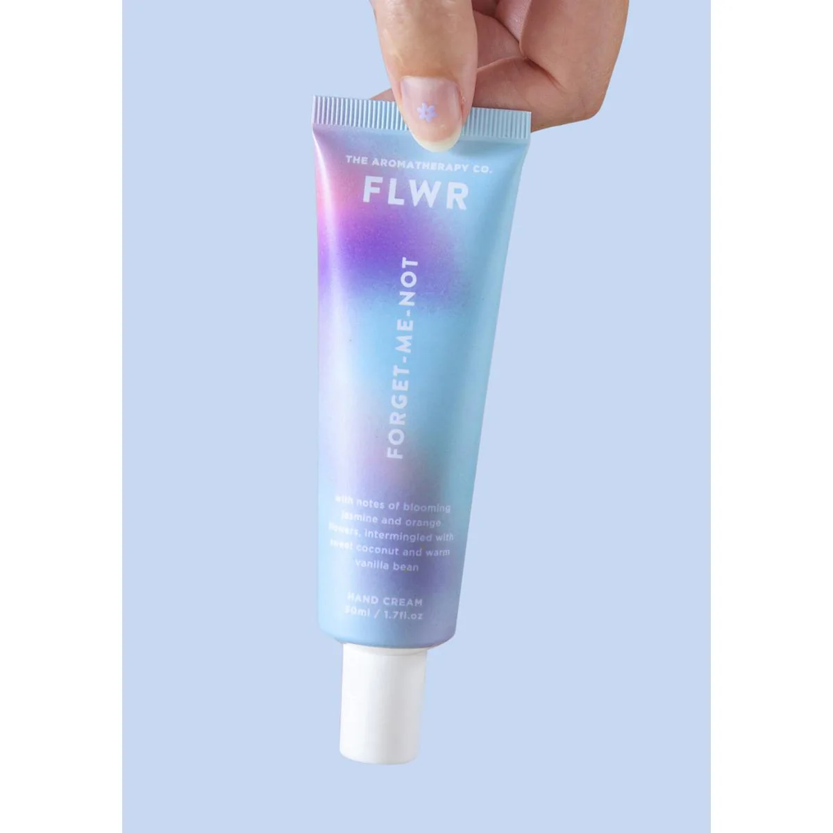 The Aromatherapy Co. FLWR Forget Me Not Hand Cream 50ml - Image 4