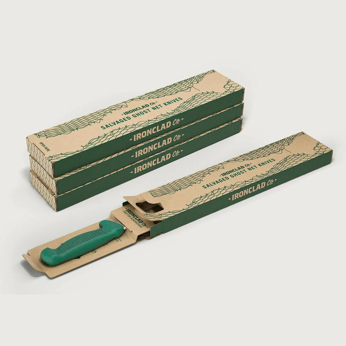 Ironclad Co The Boning Ghost Knife. Salvaged Ghost Net 15cm Boning Knife - Image 5