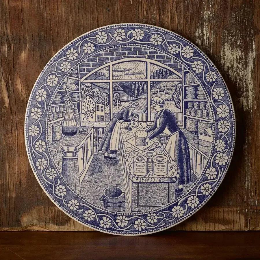 The Fine Cheese Co. Ceramic Cheese Platter 30cm - Image 3