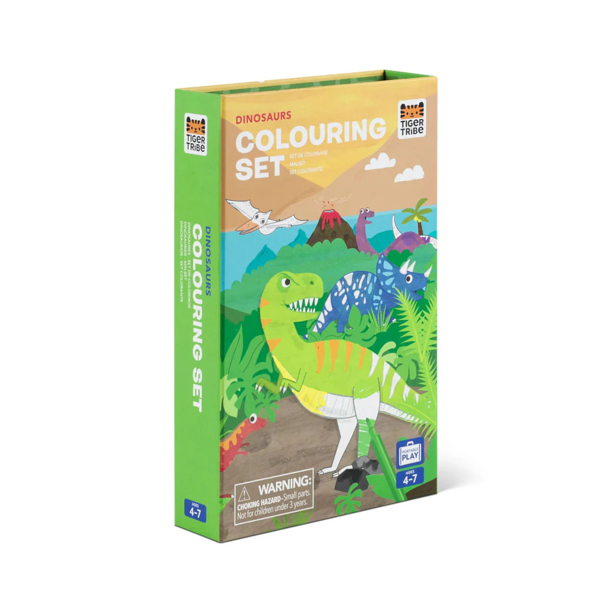 Tiger Tribe Dinosaur Colouring Set - Image 7