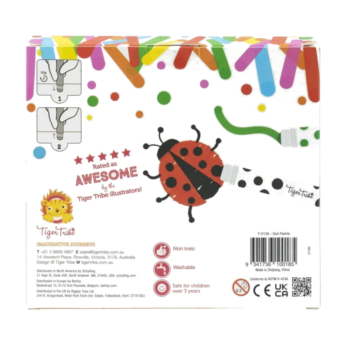 Tiger Tribe Dot Paints - Image 3