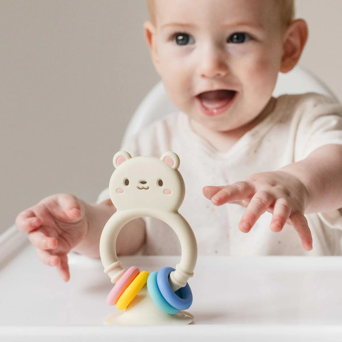 Tiger Tribe High Chair Buddy - Silicone Bear - Image 2