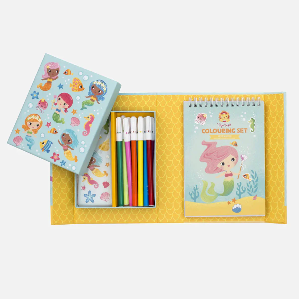 Tiger Tribe Mermaid Colouring Set - Image 4