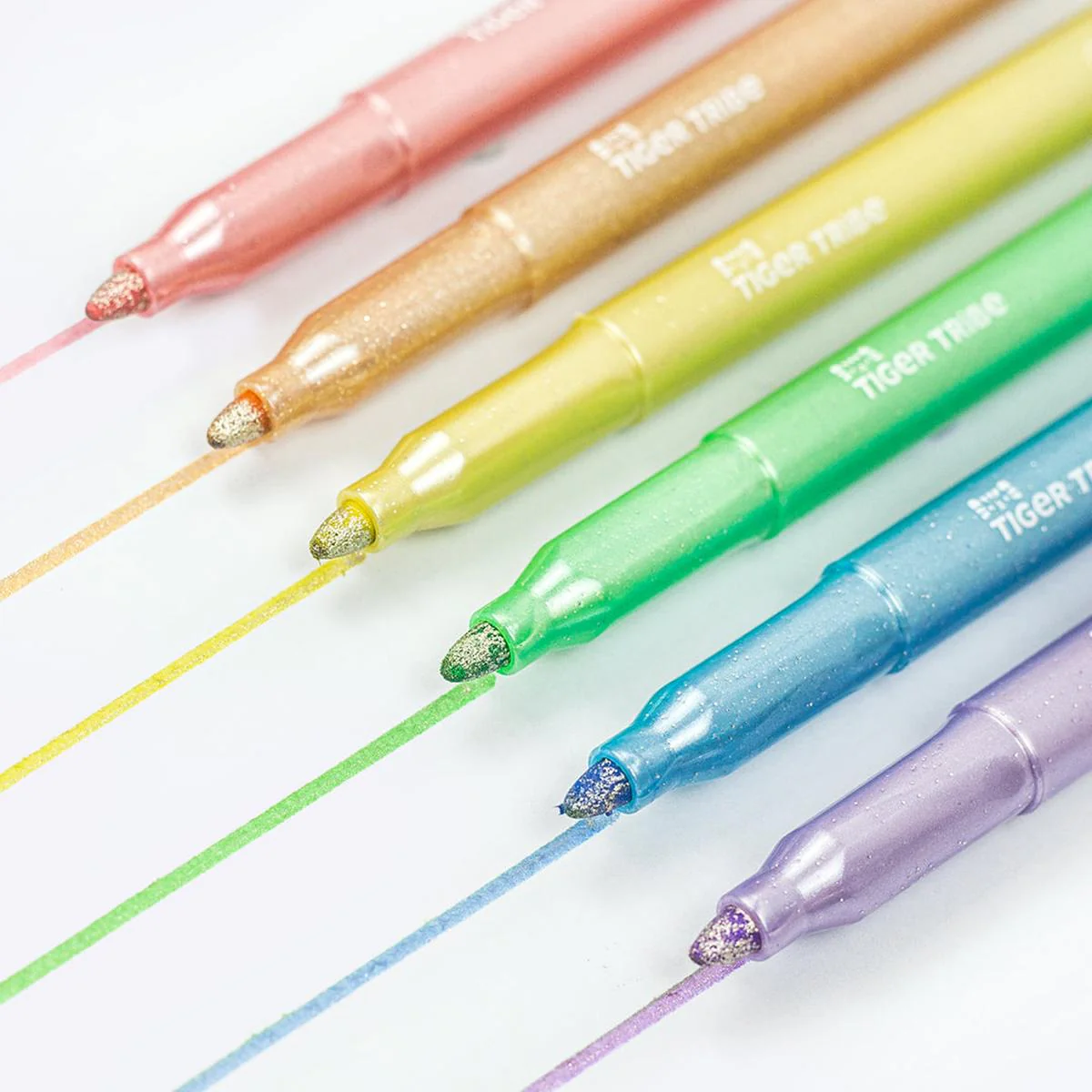 Tiger Tribe Shimmer Markers Pack of 6 - Image 3