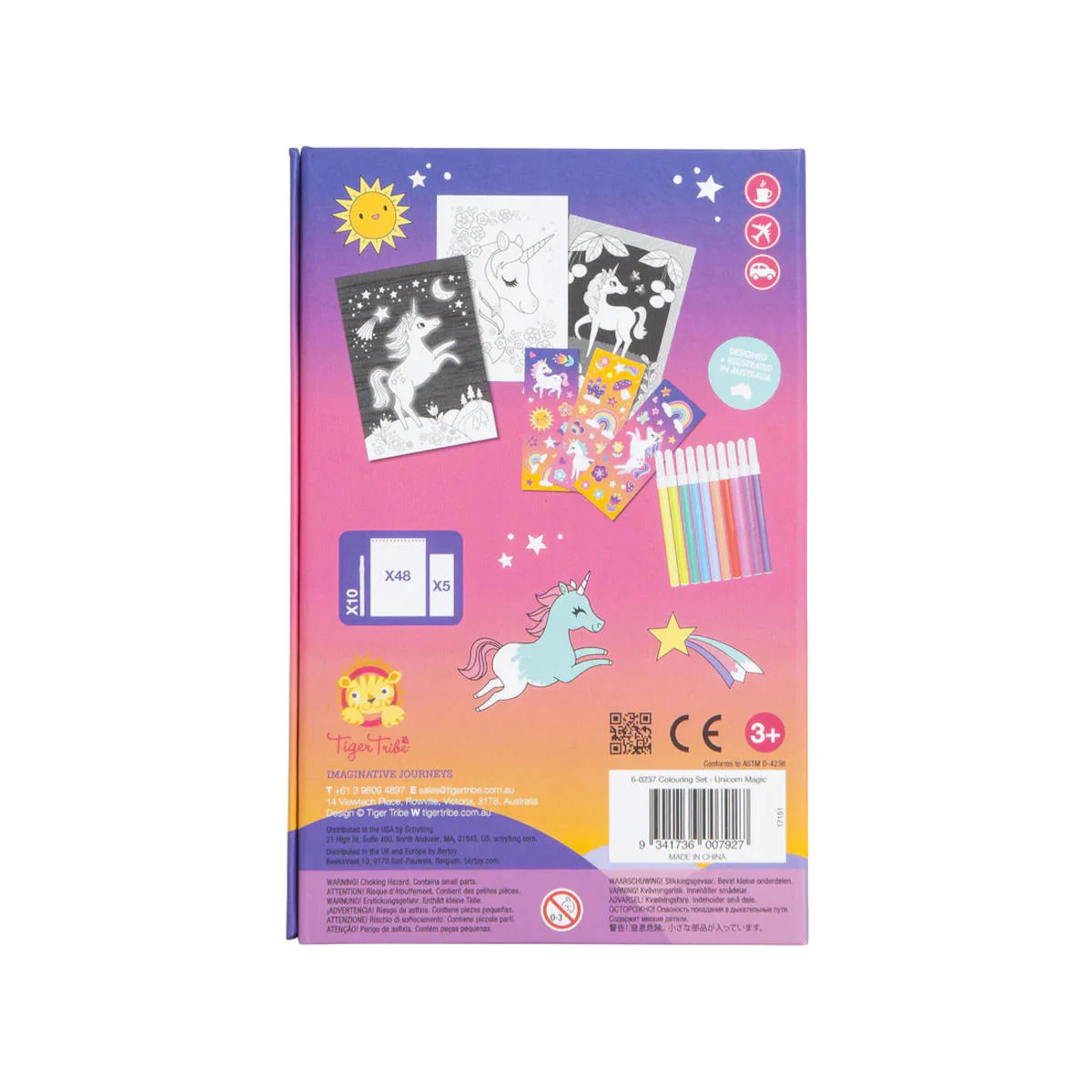 Tiger Tribe Unicorn Magic Colouring Set - Image 2
