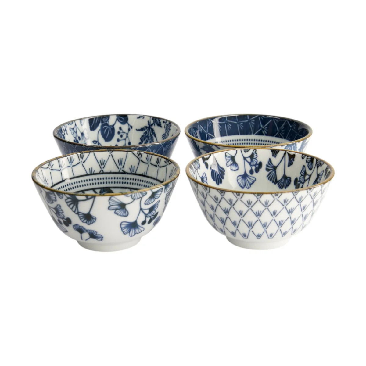 Tokyo Design Flora Japonica Rice Bowl Set 12cm (4 Piece)