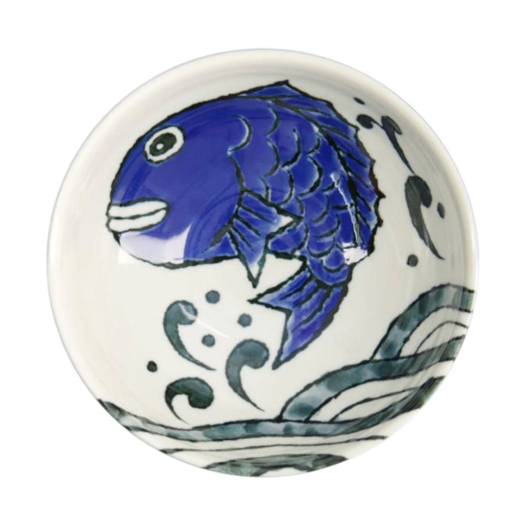 Tokyo Design Seafood Ramen Bowl Snipper Blue 18.5cm