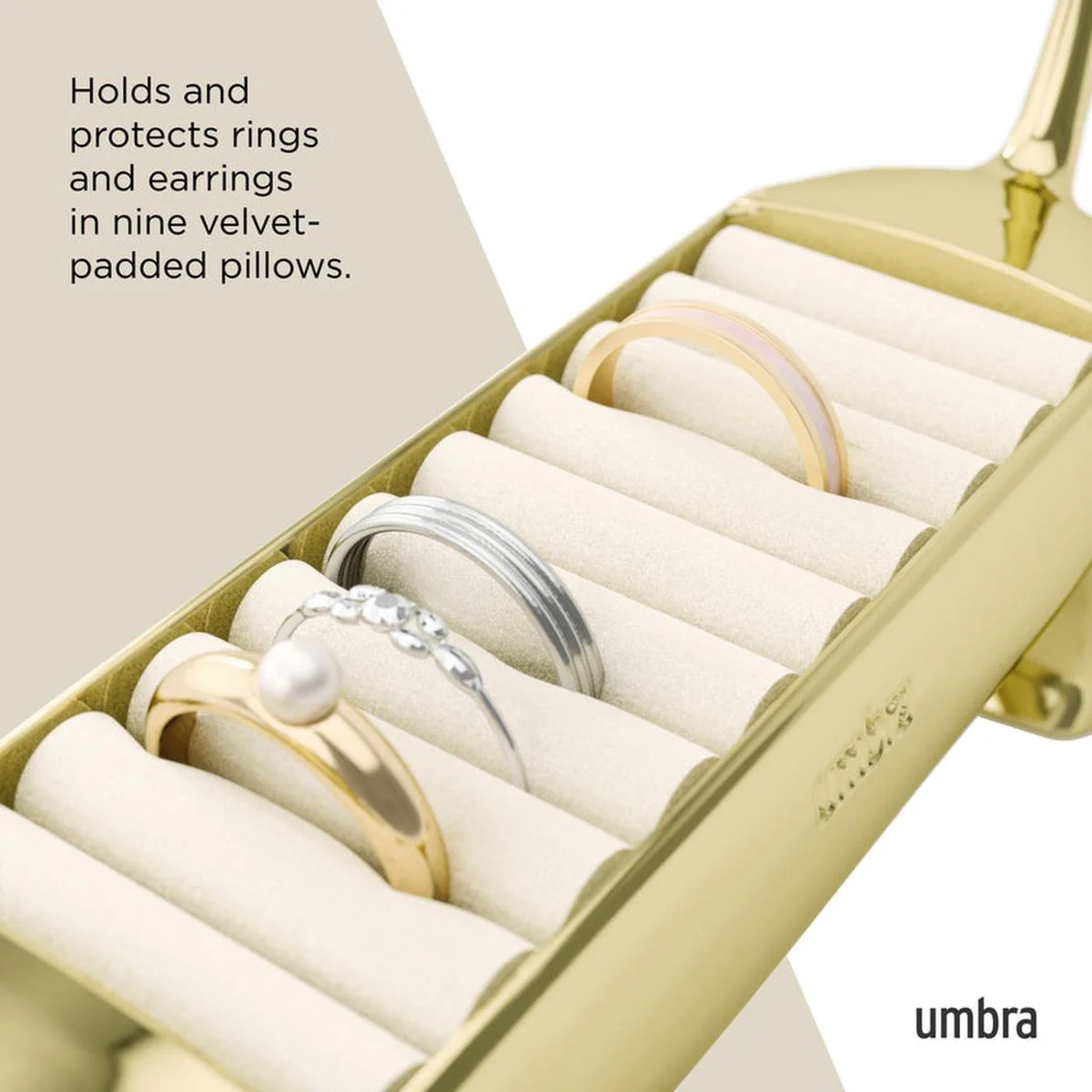 Umbra Dachsie Ring Holder Brass - Image 6